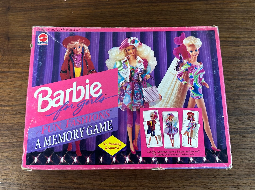 BARBIE Make-A-Match Memory Game NEW Sealed Free Shipping ! No Reading  Required