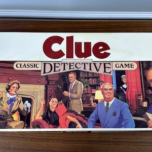 Vintage 1986 Parker Brothers Clue Classic Detective Game "who - Where ...