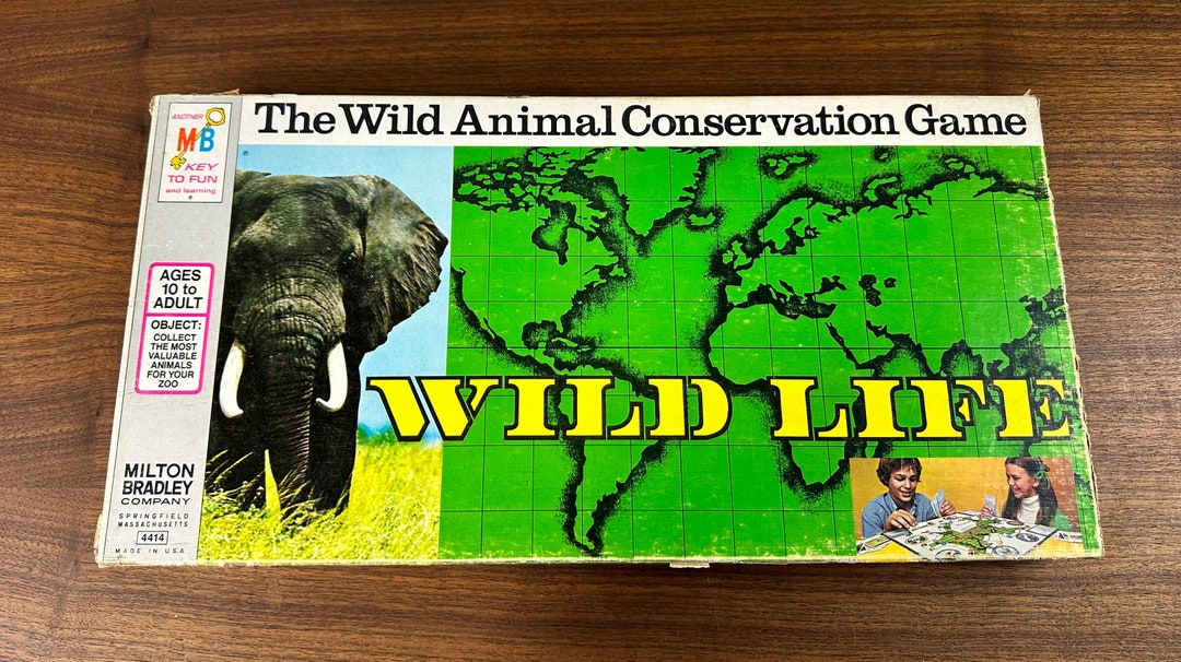 Vintage 1974 Wild Life Game an Ecology Game That Foster Wild Life