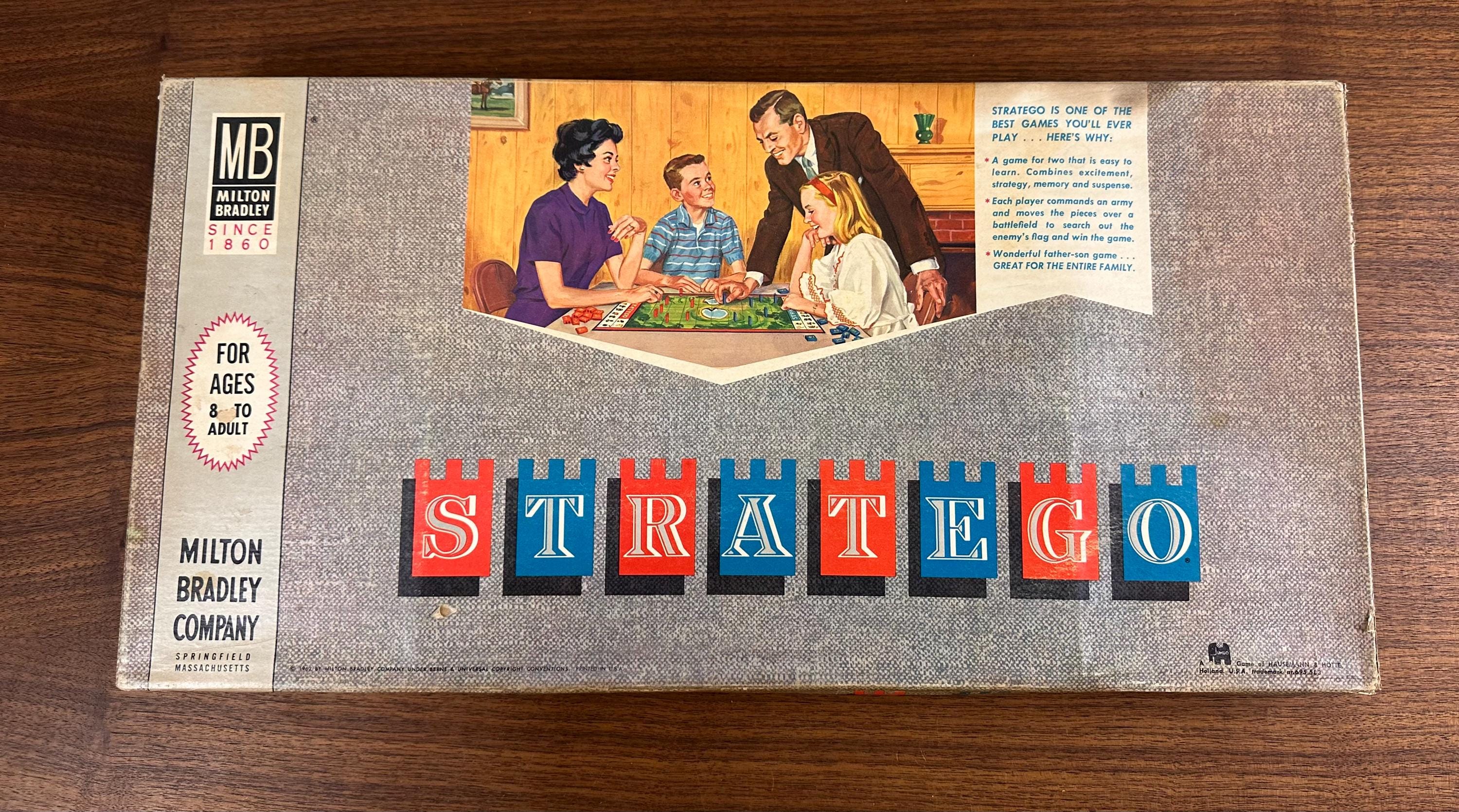 Vintage 1962 Stratego Board Game: Complete Milton Bradley Edition