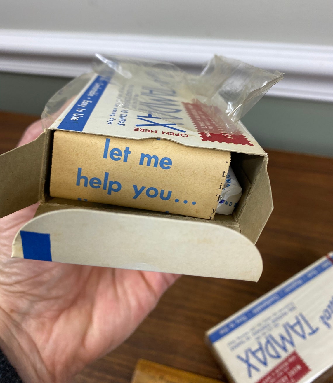 Two Boxes of Junior Tampax still in sealed plastic one Etsy.de