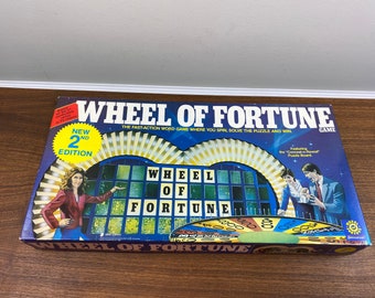 Vintage 1986 Wheel of Fortune by Pressman -  2nd Edition - Complete - Great Condition