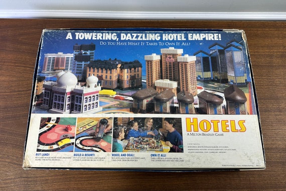 Vintage 1987 Hotels Board Game par Milton Bradley Jeu complet mais sans  insert Assez bon état -  Canada