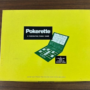 Vintage Pokerette Card Game by United States Playing Card Company 1970s? - Complete