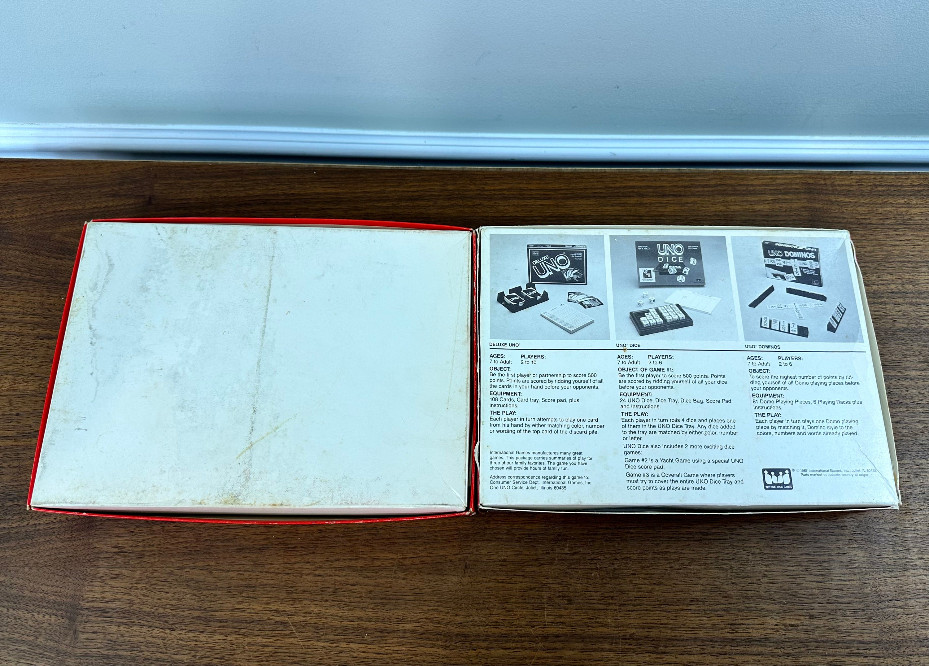 Vintage Pair of 1980 Deluxe Uno and O'NO 99 Card Games