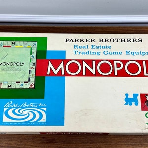 Vintage 1960s-70s Monopoly Game by Parker Brothers - Complete