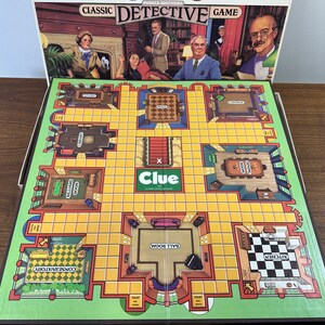 Vintage 1986 Parker Brothers Clue Classic Detective Game "who - Where ...