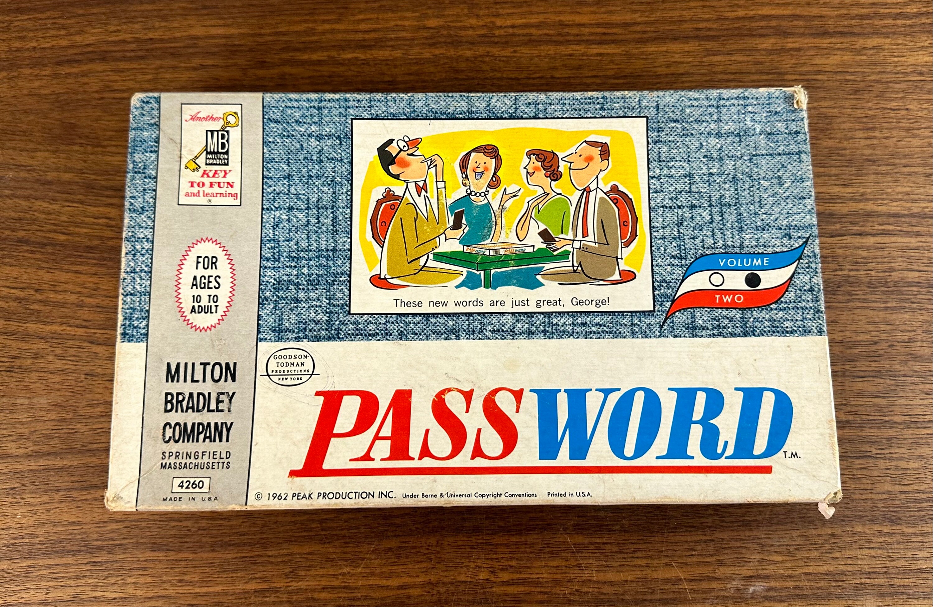 Password: Volume Two [VINTAGE 1962 GAME] by Milton Bradley Company