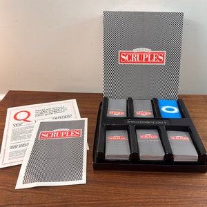 Vintage 1986 Scruples A Game of Ethics A Question of Scruples Good ...