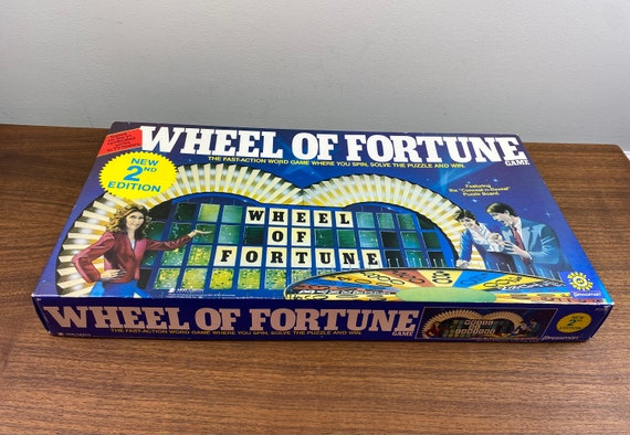 Vintage 1986 Wheel of Fortune Game - 2nd Edition - Complete - Etsy