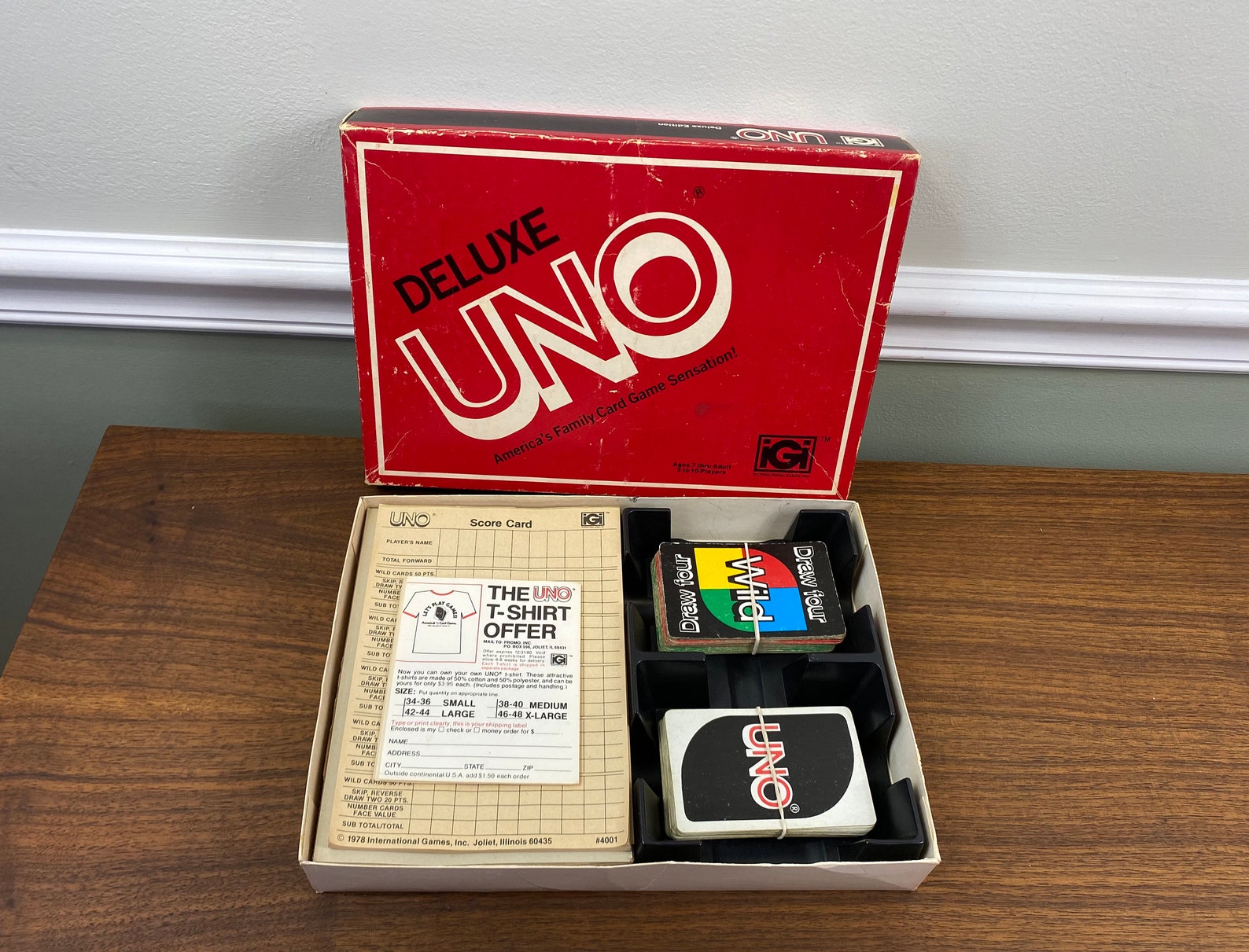 Vintage 1978 Deluxe Uno Game Complete with double plastic | Etsy