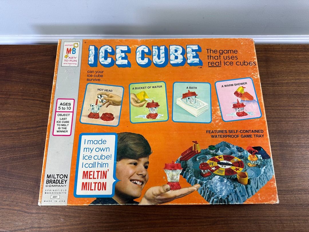 Vintage 1972 Ice Cube Game With Meltin' Milton by Milton Bradley