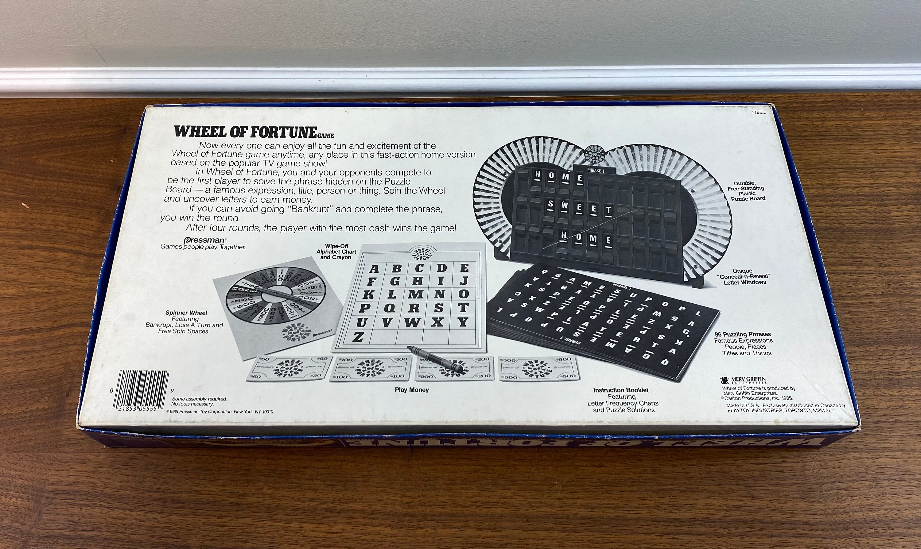 Vintage 1985 Wheel of Fortune Game - Complete Edition - Etsy