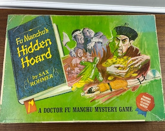 Vintage 1967 Fu Manchu's Hidden Hoard - Board Game by Ideal