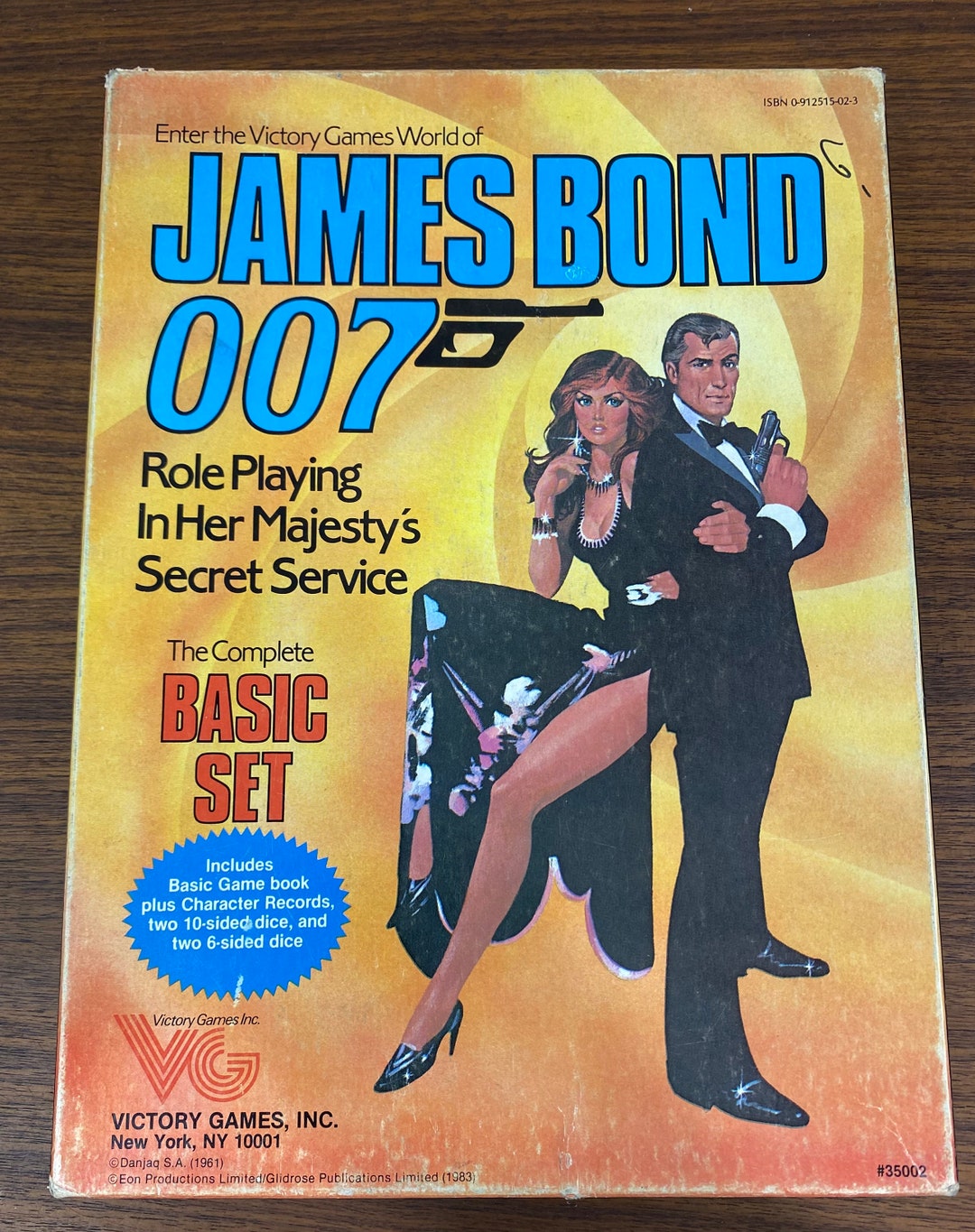 Vintage 1983 James Bond 007 PRG the Complete Basic Game Complete With ...