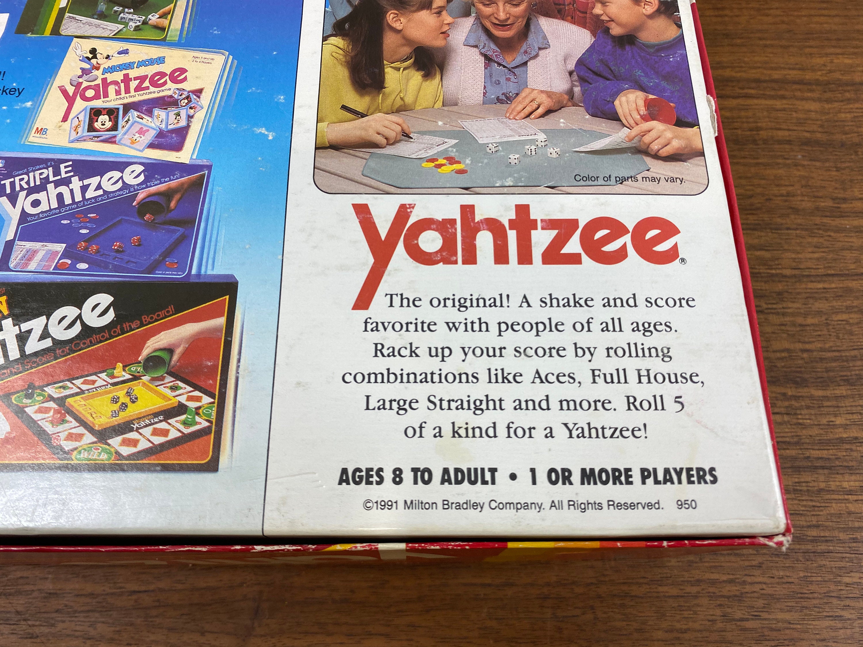 Classic Yahtzee Game in Retro Box 