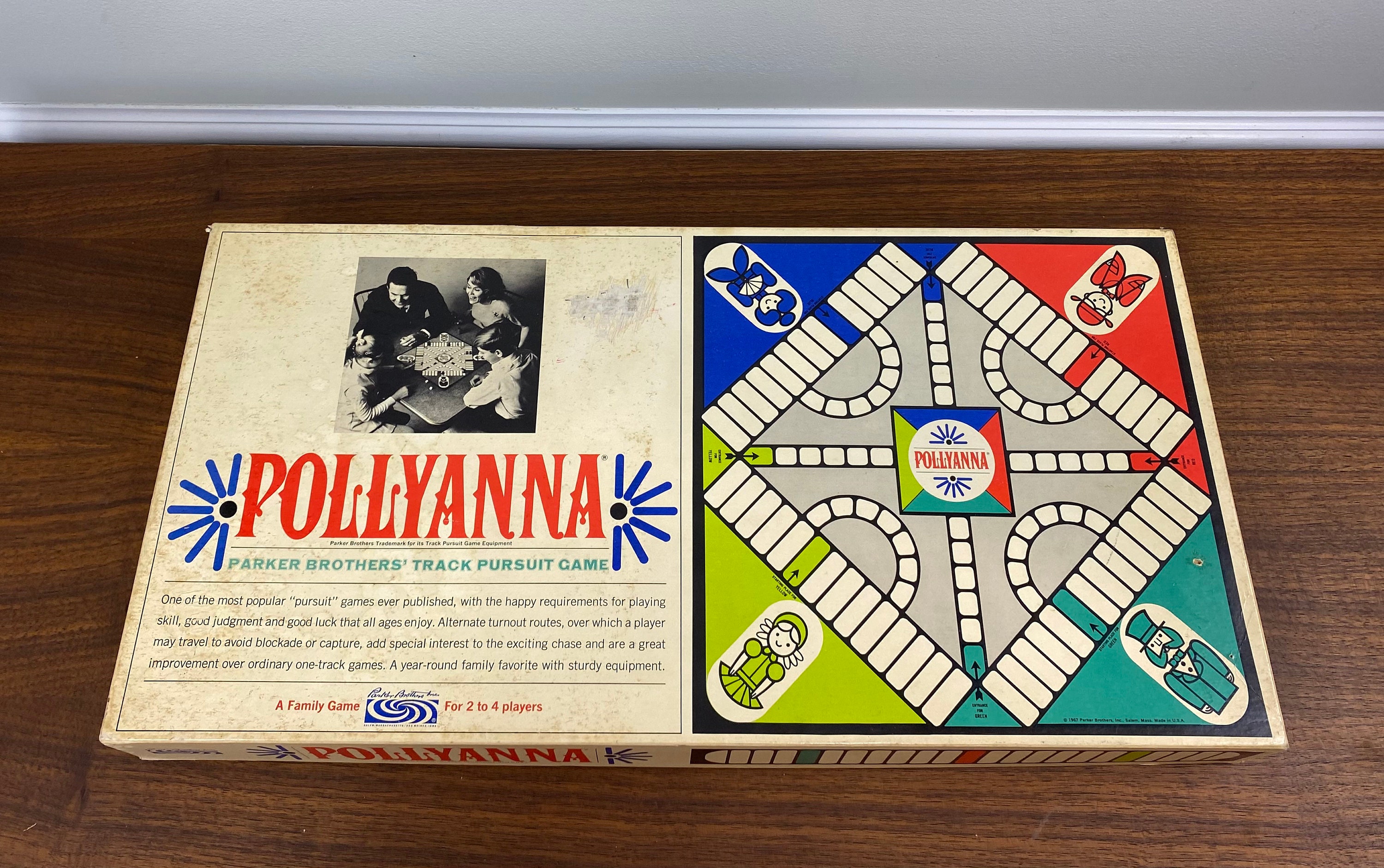 Vintage 1967 Pollyanna Board Game by Parker Brothers - Complete
