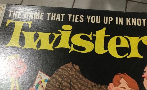 Vintage 1966 Milton Bradley Twister Game, Original Spinner Only