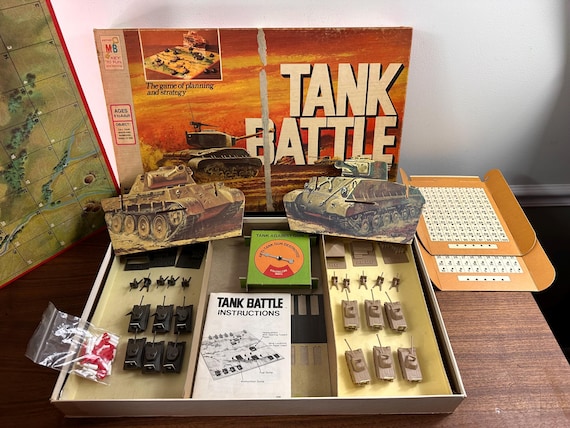 TANK 8CD+1DVD Boxセット NWOBHM タンク Vintage 1975 Tank Battle Board Game by Milton Bradley - Box