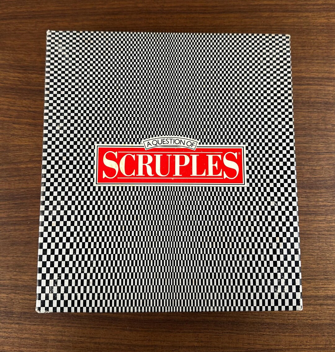 Vintage 1986 Scruples - A Game of Ethics - A Question of Scruples ...