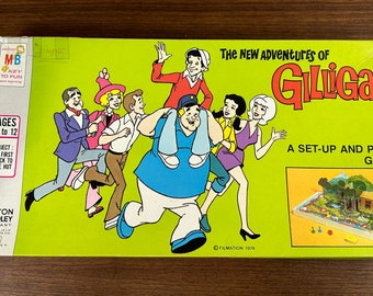 Vintage 1972 The New Adventures of Gilligan Board Game - Complete - Pretty Good Condition