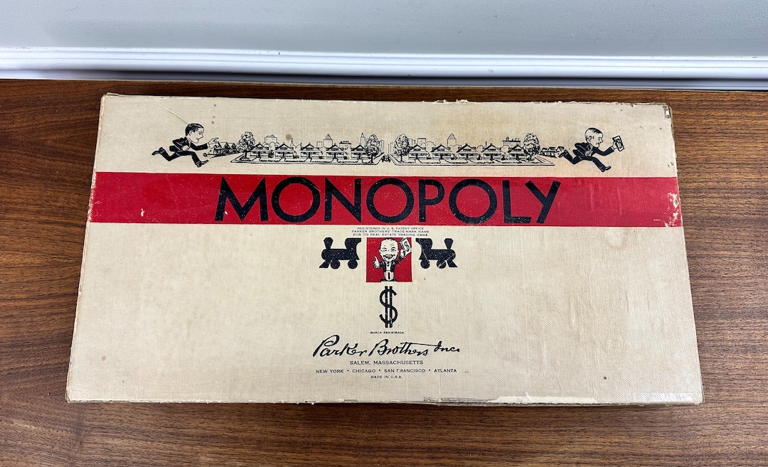 マスターモノポリー Vintage 1956 Monopoly Game - Parker Brothers No. 9