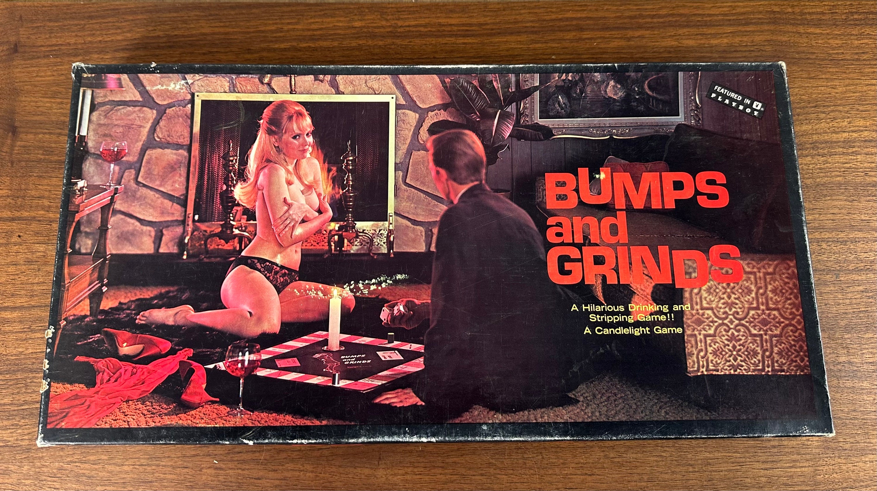 Vintage 1970 Adult-themed Bump and Grinds Board Game photo