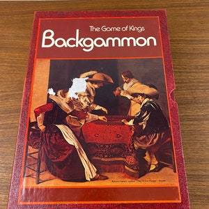 Vintage 1973 Backgammon Game - 3M Bookshelf Edition