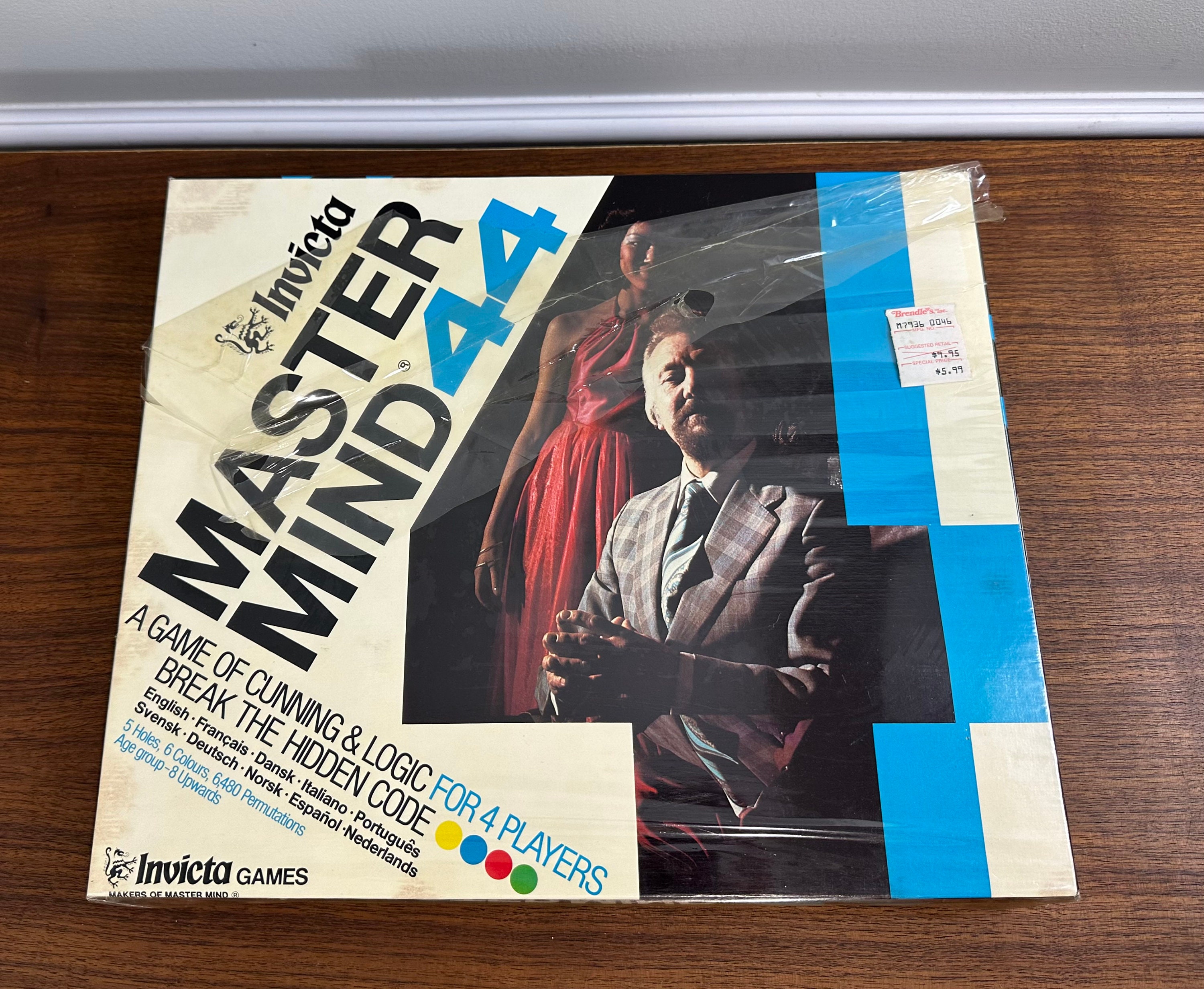 Vintage 1977 Mastermind44 Board Game for 4 People by Invicta Complete New  Old Stock Unopened 