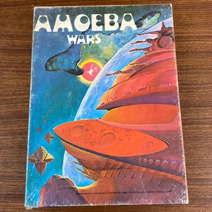 Vintage 1981 Amoeba Wars Bookcase Game by Avalon Hill - Seems Complete
