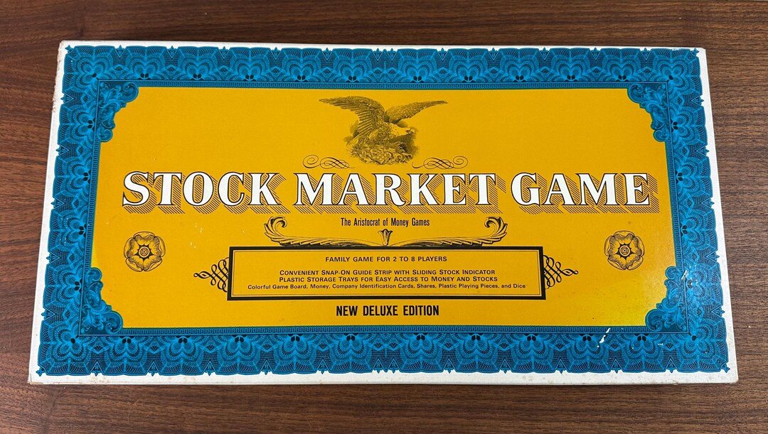 Vintage 1968 Stock Market Game by Whitman Complete Excellent Vintage