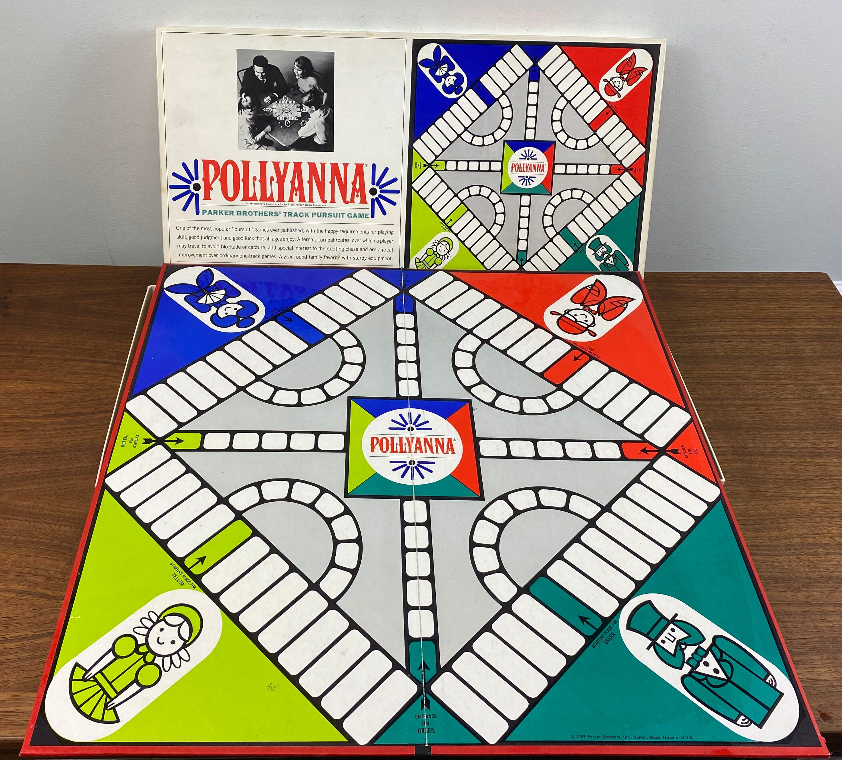 Vintage 1967 Pollyanna Board Game by Parker Brothers 