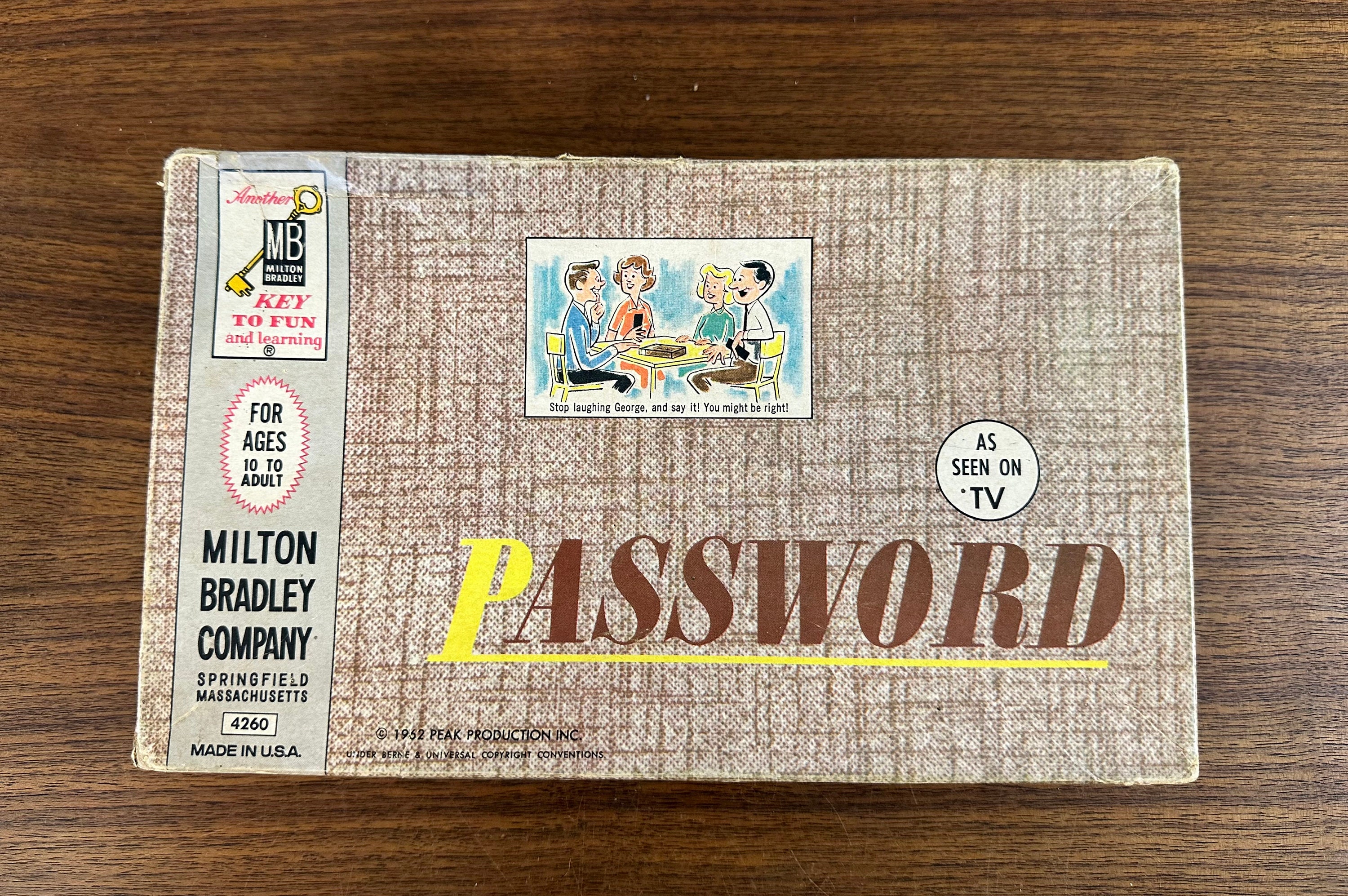 Vintage Password Game 9th Edition 1966 Original Factory Sealed