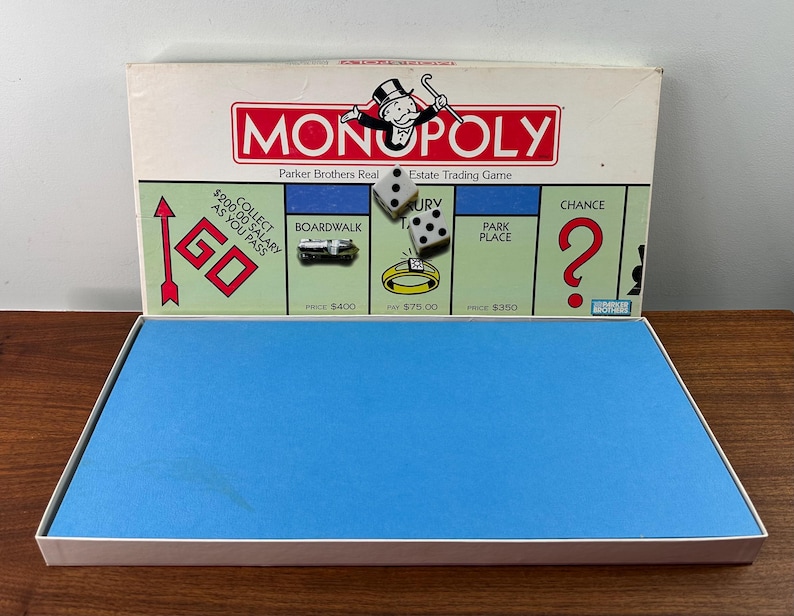 Iconic Monopoly Vintage 1996 Monopoly Game by Parker Brothers - Complete - Etsy