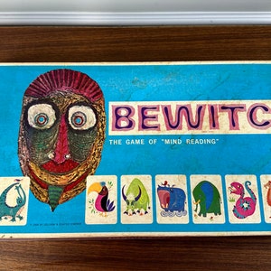 Vintage 1964 Bewitch Board Game by Selchow & Righter - Condition Issues