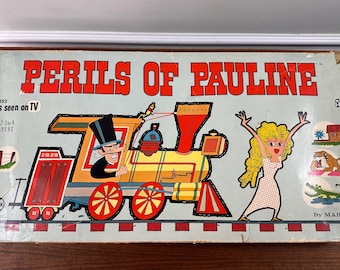 Vintage 1974 Peril of Pauline Board Game by Marx