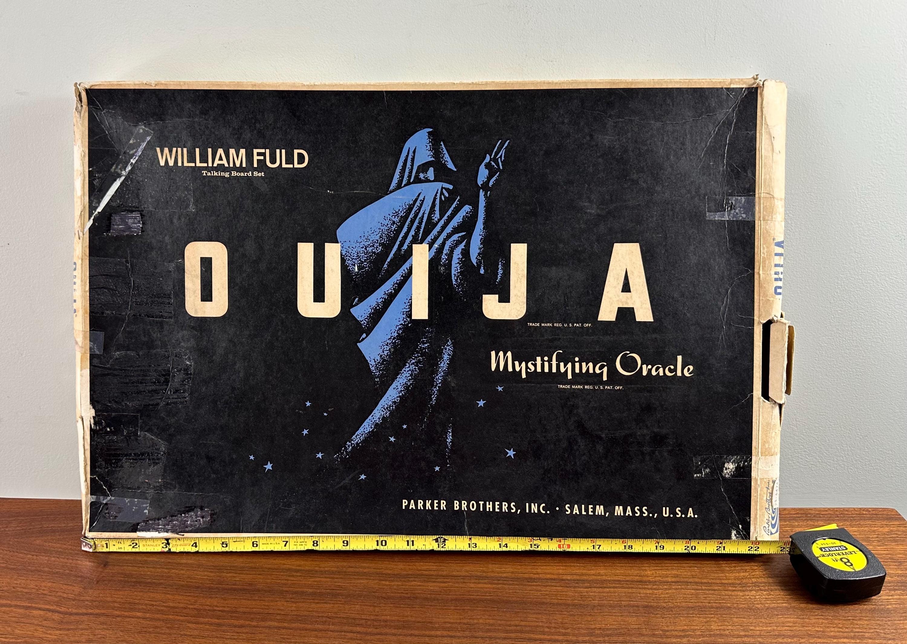 Vintage 1960s Parker Brothers Oversize OUIJA Board William Fuld