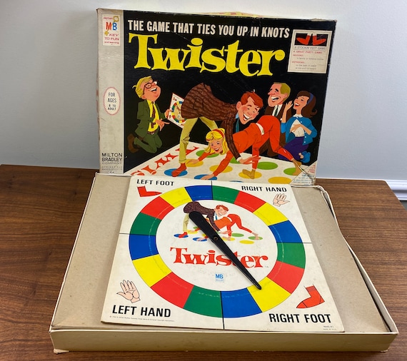 Vintage Twister Game By MB Games Complete