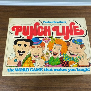 Vintage 1978 Punch Line Game by Parker Brothers - Complete - Gently Played Condition