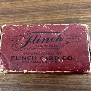 Antique 1913 Flinch Card Game - Etsy