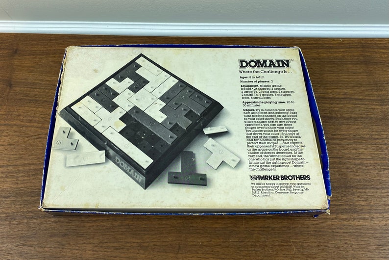 Vintage 1983 Domain - 9x9 Square Grid Strategy Game - Complete - Etsy