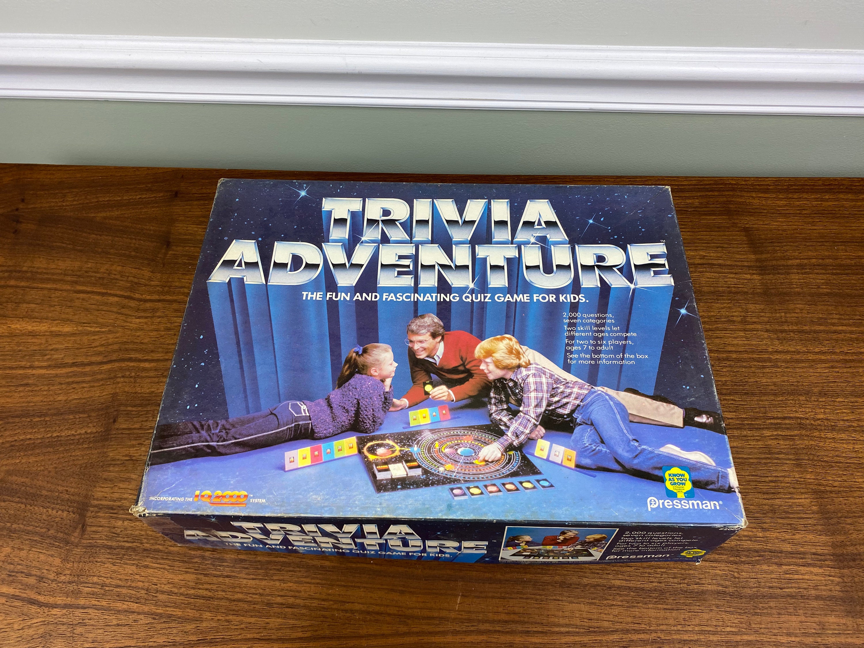 Vintage 1983 Trivia Adventure Trivia For Young People Etsy