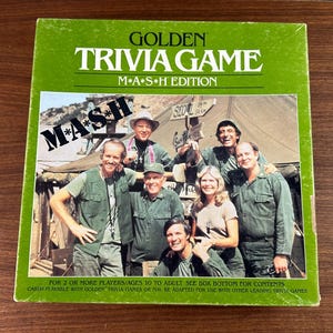 Vintage 1984 M*A*S*H Trivia Game by Golden - Complete