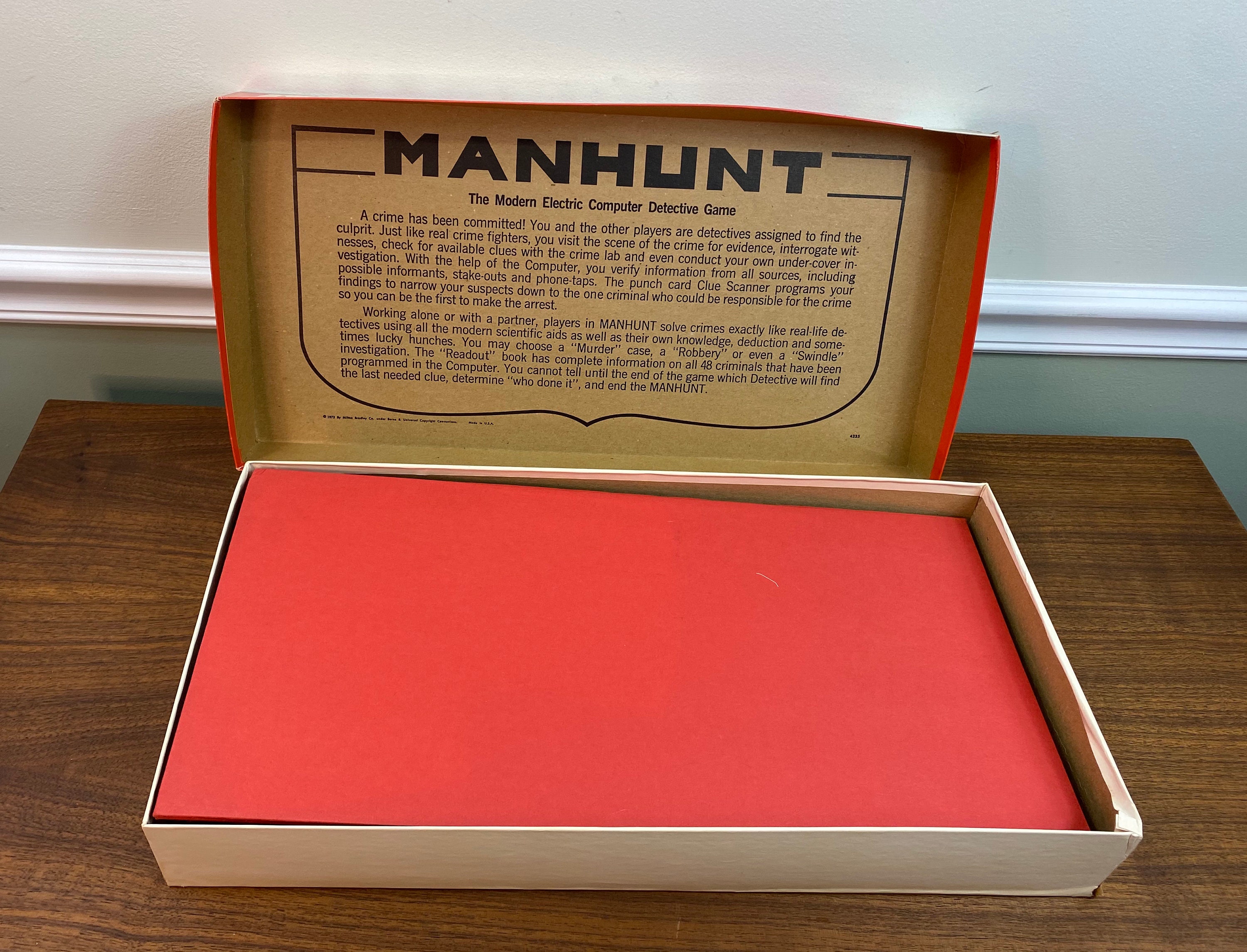 Vintage 1972 Manhunt Electric Computer Detective Game por Milton Bradley La  computadora funciona se requiere batería D - Etsy México