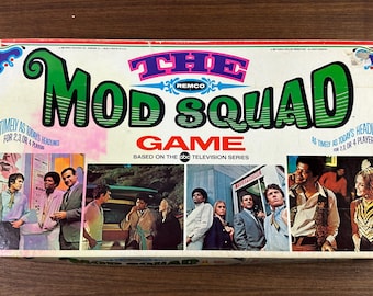 Vintage 1968 Mod Squad Board Game - Complete