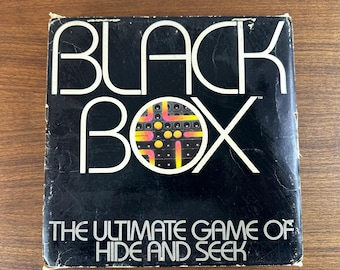 Vintage Black Box Board Game. Parker Brothers 1978. Complete