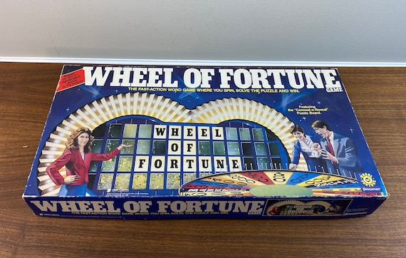 Wheel of Fortune フランス語黒枠 Vintage 1985 Wheel of Fortune Game - Complete Edition - Etsy