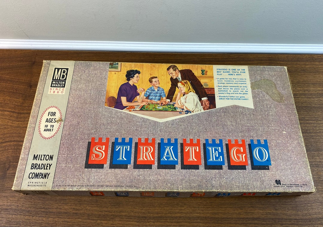 Vintage 1962 Stratego Board Game by Milton Bradley Complete - Etsy