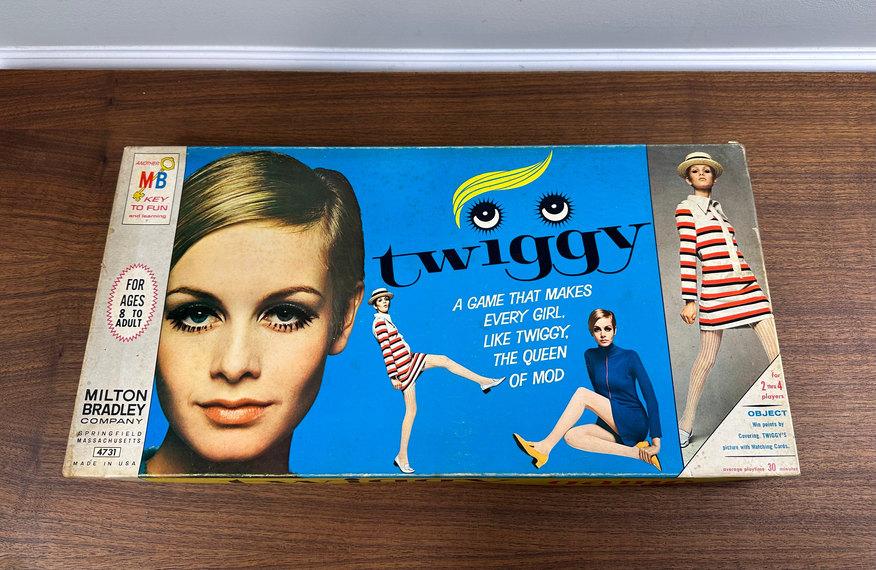 Vintage 1967 Twiggy Board Game - Complete - Some Issues - Etsy