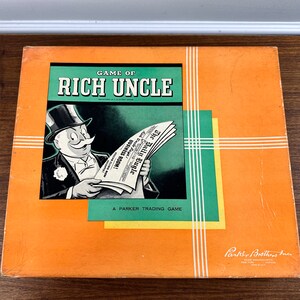 Vintage 1946 Rich Uncle Stock Market Game - Complete - Mr